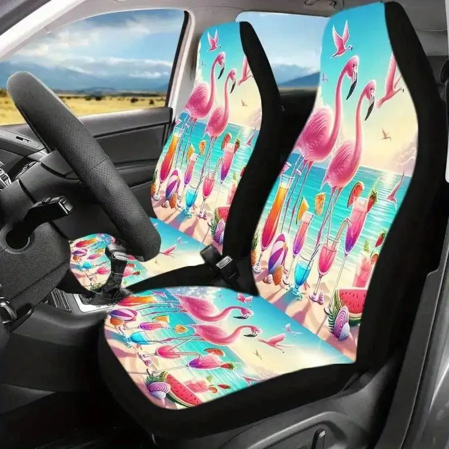 Tropical Flamingo Summer Car Seat Covers Universal Sponge Filled For Cars SUVs Trucks
Tropical Flamingo Summer Car Seat Covers Universal Sponge Filled For Cars SUVs Trucks