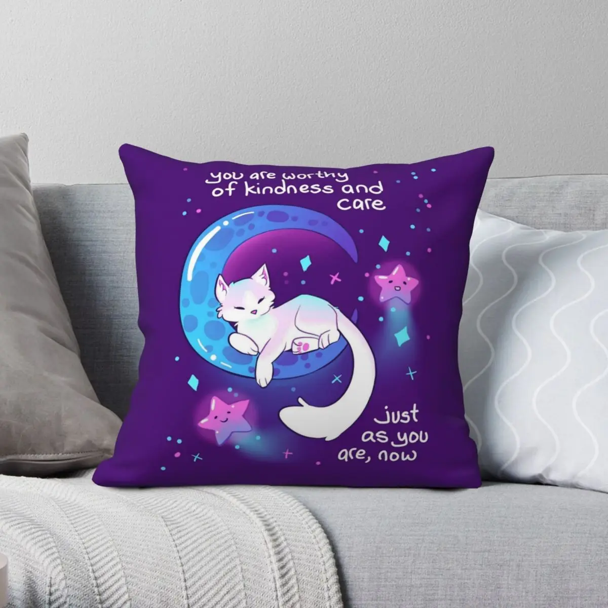 Квадратная наволочка Space Kitty из полиэстера и льна, Декоративная Подушка на молнии, искусственная наволочка для автомобиля, 45x45
Квадратная наволочка Space Kitty из полиэстера и льна, Декоративная Подушка на молнии, искусственная наволочка для автомобиля, 45x45