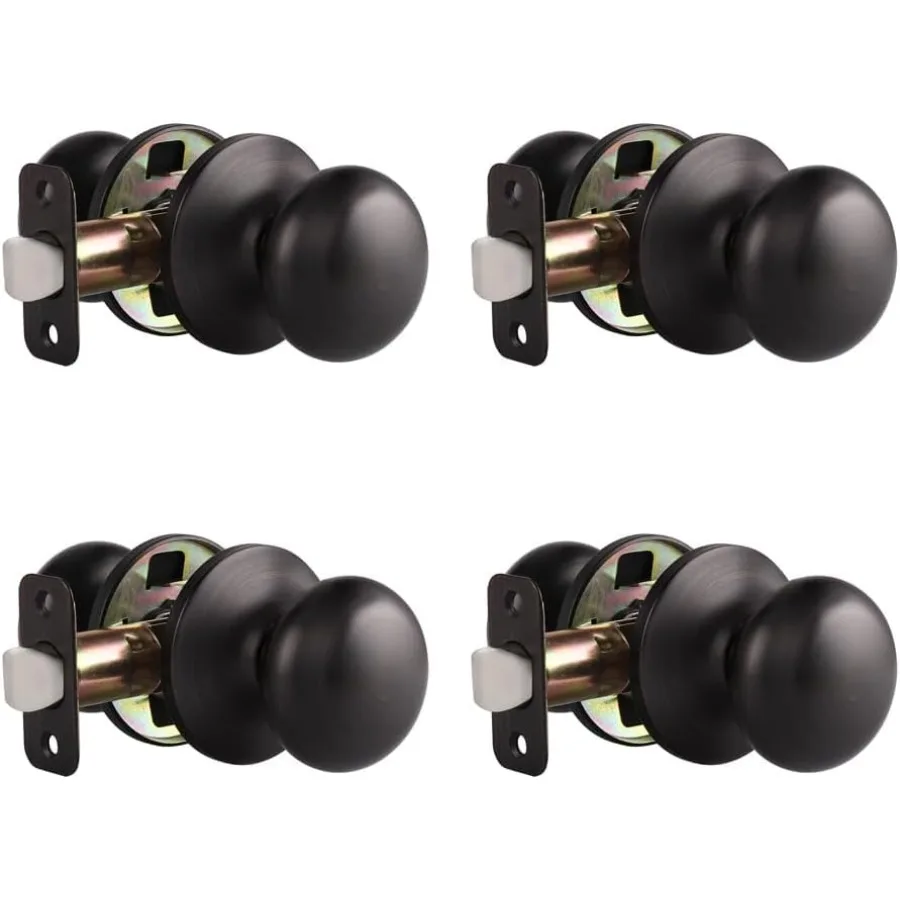 Passage Door Knobs Without Lock, Modern Round Interior/Exterior Door Knobs for Closet and Hallway, Classic Door Handles Inside
Passage Door Knobs Without Lock, Modern Round Interior/Exterior Door Knobs for Closet and Hallway, Classic Door Handles Inside