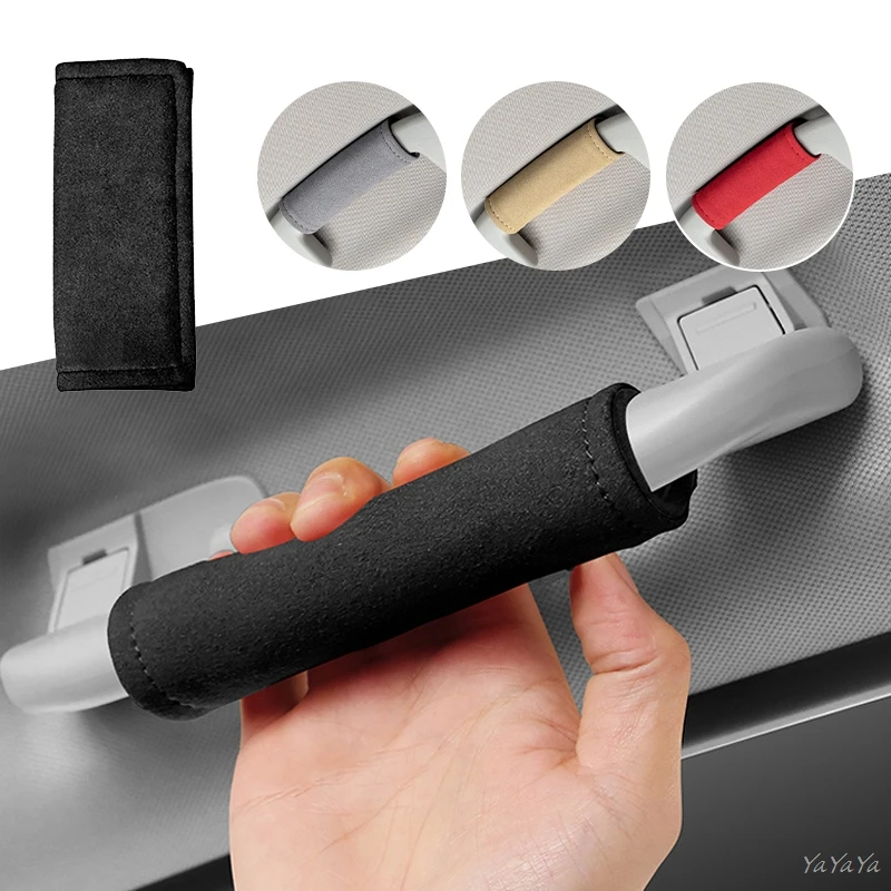 Leather&Suede Car Roof Grab Handle Cover Wear-Resistant Universal High Quality Handle Protection Cover Auto Interior Accessories
Leather&Suede Car Roof Grab Handle Cover Wear-Resistant Universal High Quality Handle Protection Cover Auto Interior Accessories