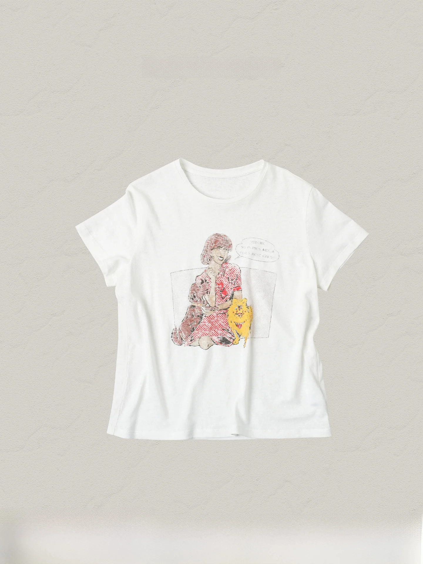 Summer New Women's round Neck Short Sleeve T-shirt Comfortable Casual Cotton Linen Print Top Zhou Xiaoya White Lightweight
Summer New Women's round Neck Short Sleeve T-shirt Comfortable Casual Cotton Linen Print Top Zhou Xiaoya White Lightweight