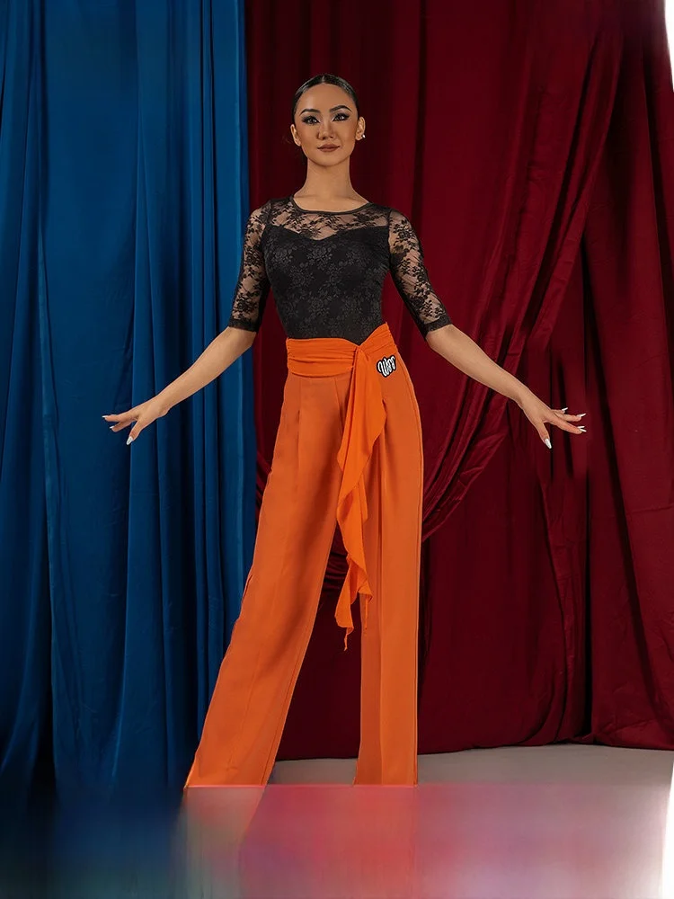 WJJdance High Waist Gored Chiffon Pants for Women's Standard Dance Tummy Control Long Trousers Fitness Latin Dance Wear
WJJdance High Waist Gored Chiffon Pants for Women's Standard Dance Tummy Control Long Trousers Fitness Latin Dance Wear