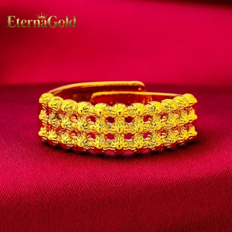 EternaGold 24K Gold Open Twisted Rope Ring | AU999 Pure Gold, 3D braided design, adjustable opening, elegant and flexible for da
EternaGold 24K Gold Open Twisted Rope Ring | AU999 Pure Gold, 3D braided design, adjustable opening, elegant and flexible for da