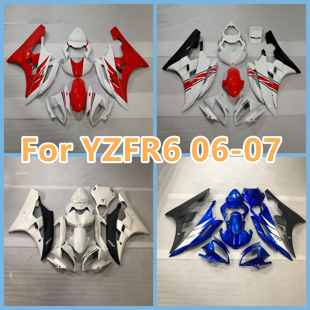 Fit for 2006 2007 YAMAHA YZFR6 100% Fit ZXMT Motorcycle Fairing Kit YZF R6 06 07 ABS Plastic Street Sport Sportbike Bodykit
Fit for 2006 2007 YAMAHA YZFR6 100% Fit ZXMT Motorcycle Fairing Kit YZF R6 06 07 ABS Plastic Street Sport Sportbike Bodykit