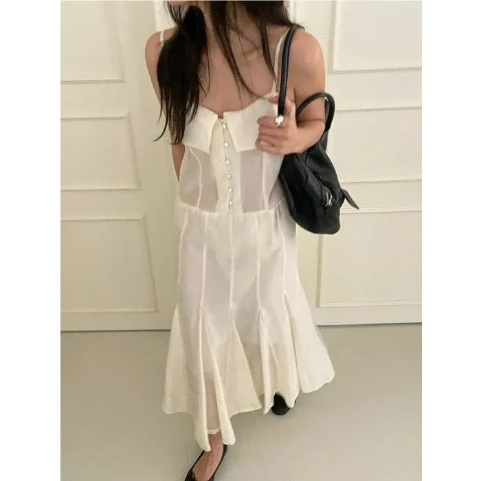 Летнее сексуальное плиссированное платье на бретельках в корейском стиле для женщин, весна-осень-зима, стандартный крой
Летнее сексуальное плиссированное платье на бретельках в корейском стиле для женщин, весна-осень-зима, стандартный крой