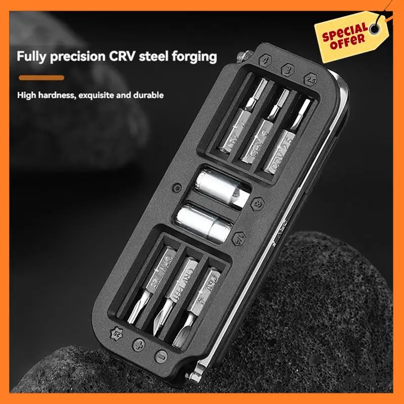 AD08-10-In-1 Multi-Tool Kit For Bicycle Repair, Ideal For Mountain And Road Bikes With Hexagonal Wrench & Screwdriver Bits
AD08-10-In-1 Multi-Tool Kit For Bicycle Repair, Ideal For Mountain And Road Bikes With Hexagonal Wrench & Screwdriver Bits