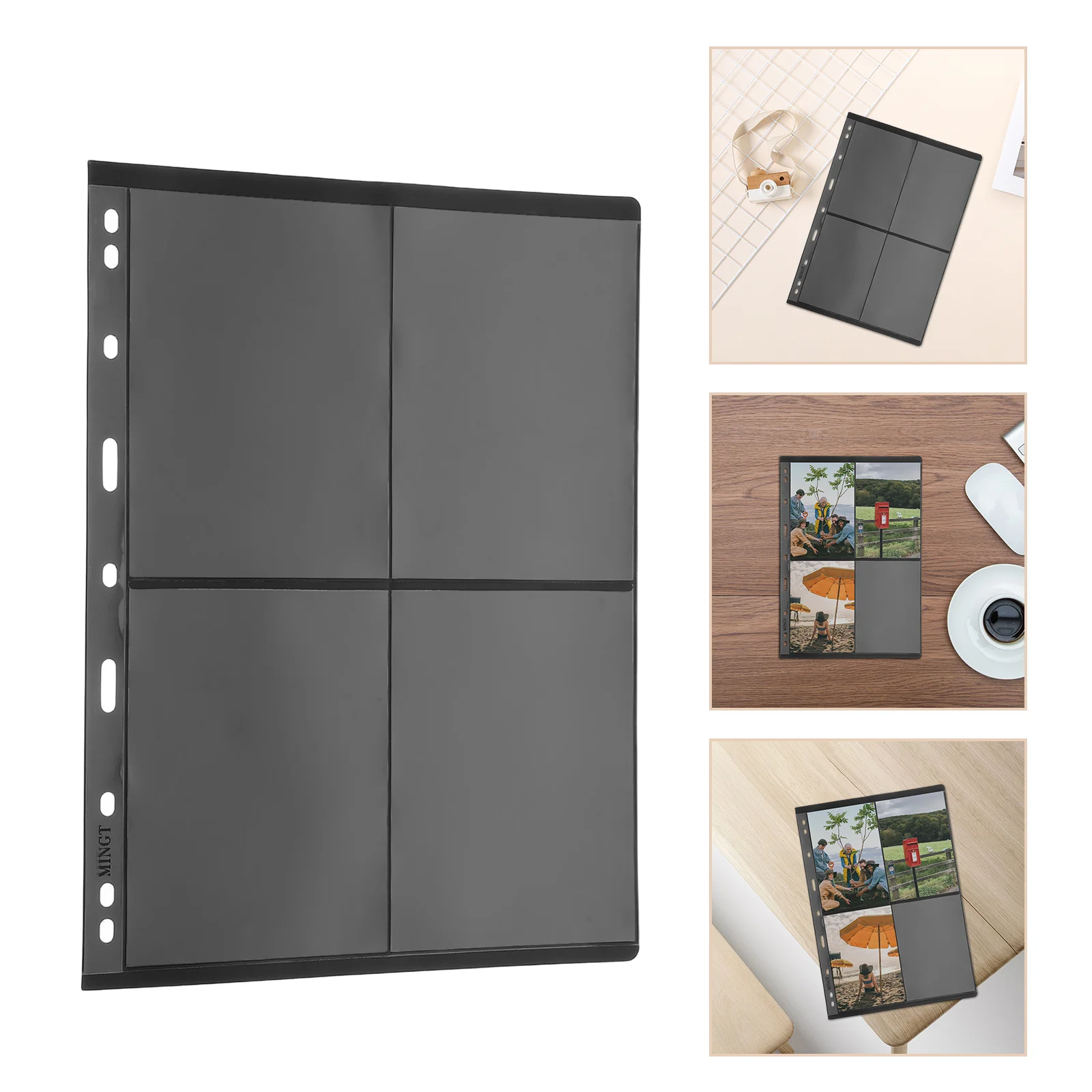 10 Pcs Double Sided Stamp Album Black PVC Storage Books Collecting Albums for Stamps Banknotes 9 Hole Display Pages
10 Pcs Double Sided Stamp Album Black PVC Storage Books Collecting Albums for Stamps Banknotes 9 Hole Display Pages
