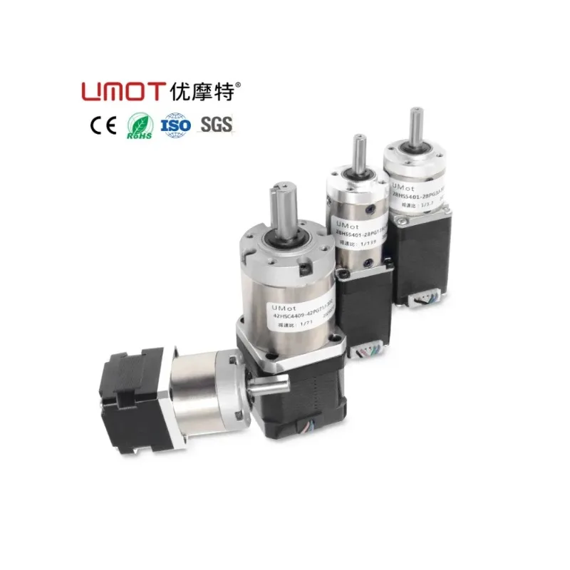 UMOT Nema 8 11 14 17 Hybrid Micro High Torque Planetary Geared Stepper Motor with Gearbox Ratio 1:3.7-369 Reducer Gear Stepper
UMOT Nema 8 11 14 17 Hybrid Micro High Torque Planetary Geared Stepper Motor with Gearbox Ratio 1:3.7-369 Reducer Gear Stepper