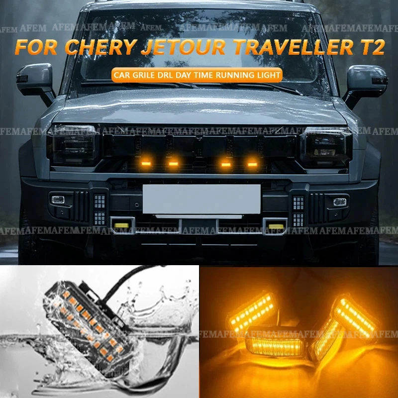 LED Front Grille Light FOR CHERY JETOUR TRAVELLER T2 Car Daytime Running Light Wheel Eyebrow Lamp For Pickup Offroad 12V
LED Front Grille Light FOR CHERY JETOUR TRAVELLER T2 Car Daytime Running Light Wheel Eyebrow Lamp For Pickup Offroad 12V