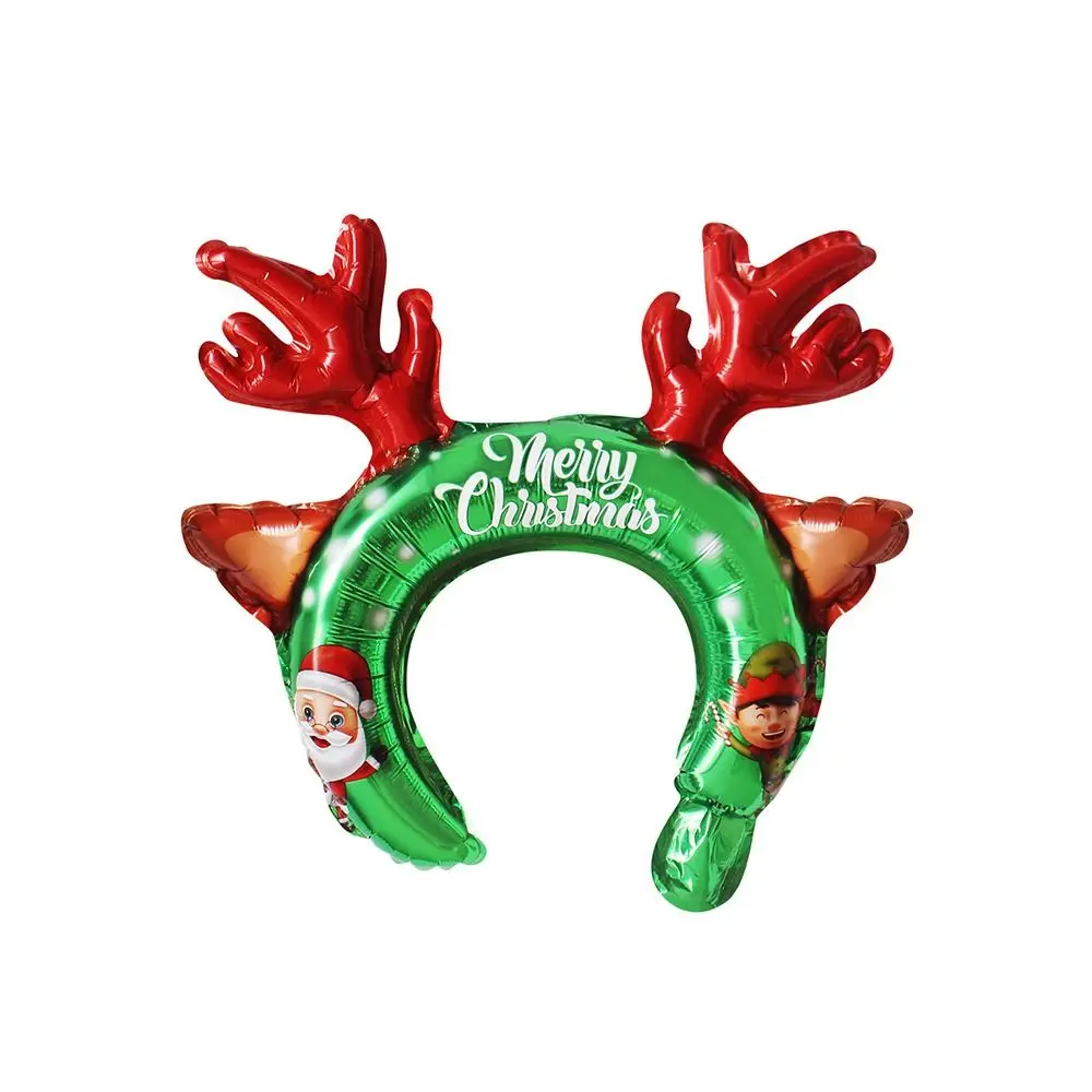 Head Mounted Christmas Balloon Headband Thickened Long Lasting Hair Band Balloon Inflatable Leak-proof Aluminum Film Balloon
Head Mounted Christmas Balloon Headband Thickened Long Lasting Hair Band Balloon Inflatable Leak-proof Aluminum Film Balloon