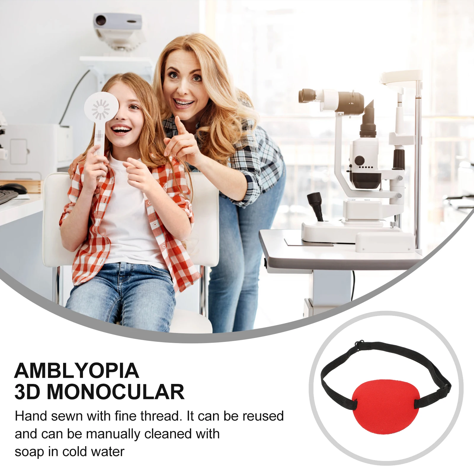 6pcs 3D Single Patches Amblyopia Corrected Covers Lightweight Breathable Portable Lazy Protectors Elastic Skin-Friendly Eye
6pcs 3D Single Patches Amblyopia Corrected Covers Lightweight Breathable Portable Lazy Protectors Elastic Skin-Friendly Eye