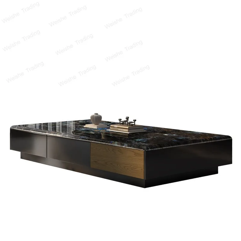 Natural marble solid wood coffee table living room home villa high-end modern simplicity light luxury high sense
Natural marble solid wood coffee table living room home villa high-end modern simplicity light luxury high sense