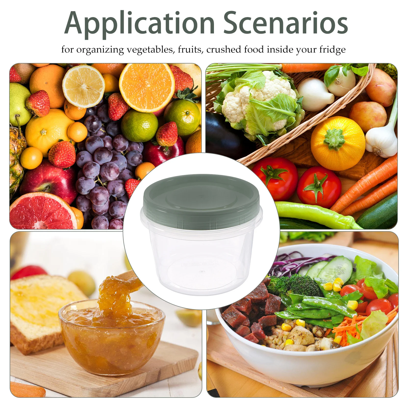 8Pcs Food Storage Containers PP Material Leak-Proof Sealing Box for Refrigerator Fruit Vegetable Snack Organizer Kitchen
8Pcs Food Storage Containers PP Material Leak-Proof Sealing Box for Refrigerator Fruit Vegetable Snack Organizer Kitchen