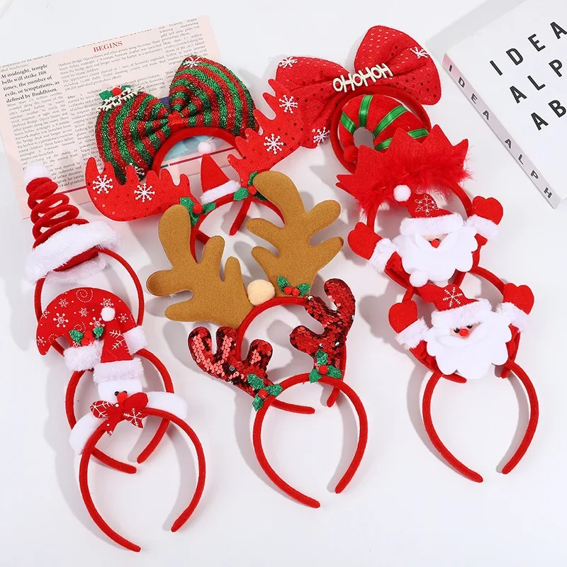 Christmas Headband Santa Claus Elk Xmas Tree Star Headware Decorations for Home Girls Women Merry Christmas New Year Gifts 2025
Christmas Headband Santa Claus Elk Xmas Tree Star Headware Decorations for Home Girls Women Merry Christmas New Year Gifts 2025