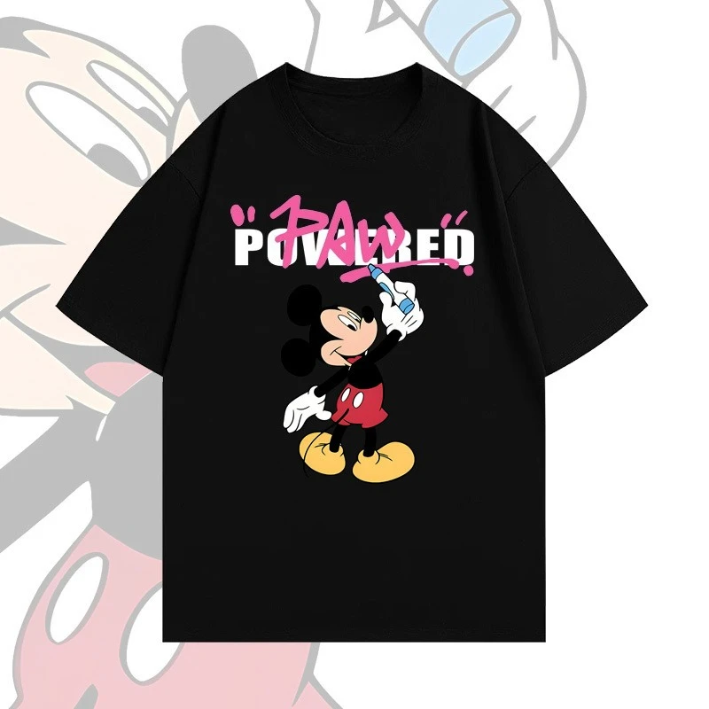 American Animation Mickey Animation Derivatives Printed Cotton Short Sleeve T-Shirt Men's and Women's Summer Trend Loose
American Animation Mickey Animation Derivatives Printed Cotton Short Sleeve T-Shirt Men's and Women's Summer Trend Loose