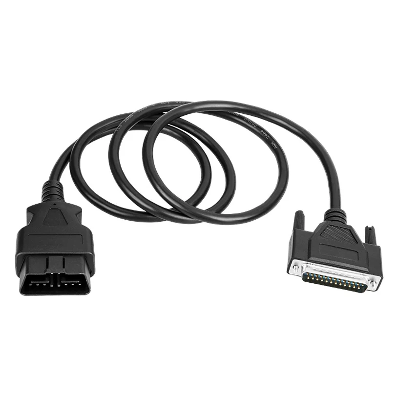 16-контактный разъем OBD к DB 25 Мужской OBDll Автомобильный тестовый диагностический кабель
16-контактный разъем OBD к DB 25 Мужской OBDll Автомобильный тестовый диагностический кабель