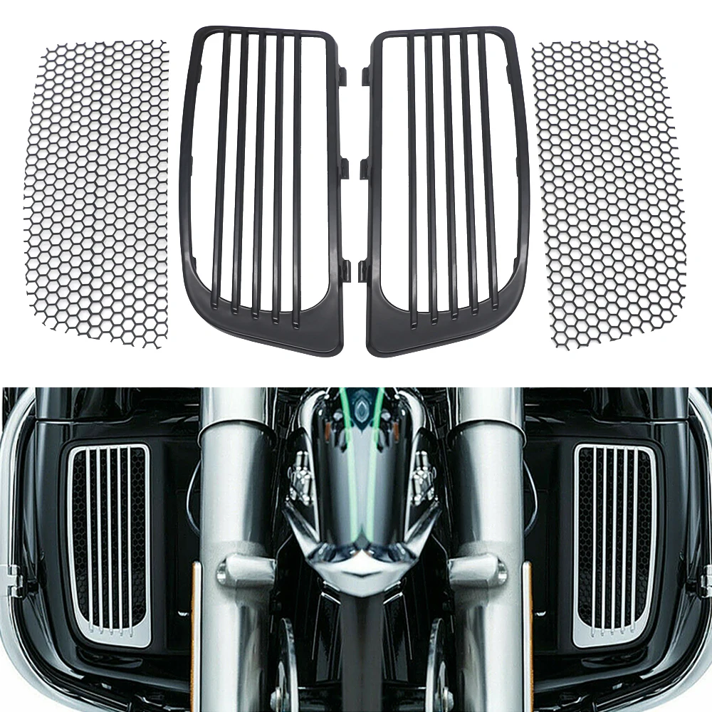 New Motorcycle Radiator Grill Lower Fairing Cover Fits For Harley Touring Road King Street Glide Ultra Limited Models 2014-2020
New Motorcycle Radiator Grill Lower Fairing Cover Fits For Harley Touring Road King Street Glide Ultra Limited Models 2014-2020