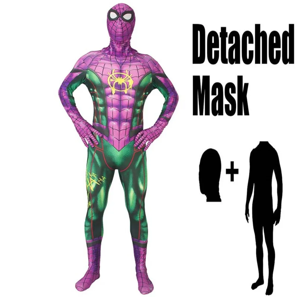 Halloween Joker Spider Cosplay Costume Far From Home Men Superhero Zentai Bodysuit Adults Man Party Jumpsuits
Halloween Joker Spider Cosplay Costume Far From Home Men Superhero Zentai Bodysuit Adults Man Party Jumpsuits