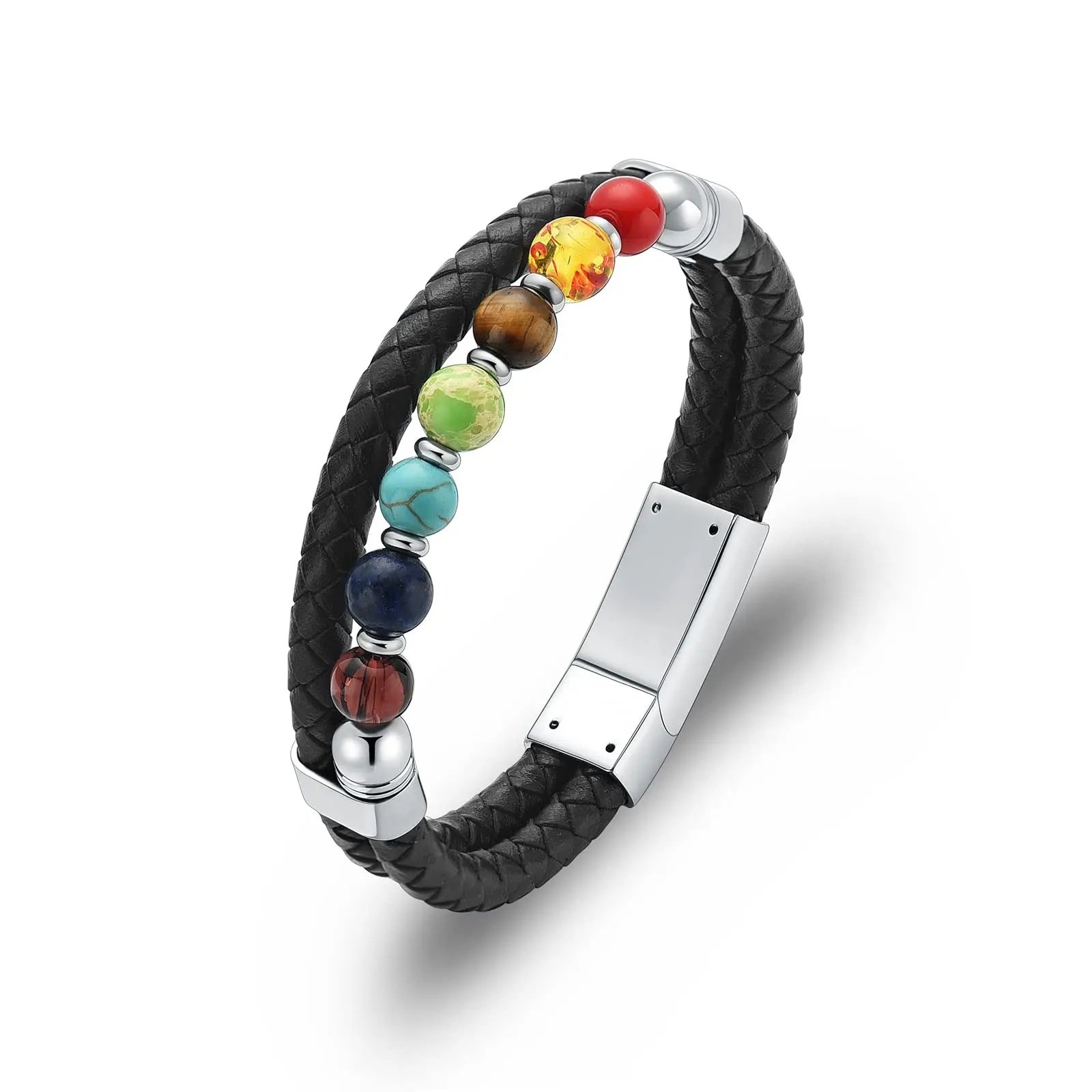 Stainless steel Cremation Bracelet For Ashes -Magnetic Clasp Black Braided Leather Urn Bangle Bracelets Memorial Jewelry
Stainless steel Cremation Bracelet For Ashes -Magnetic Clasp Black Braided Leather Urn Bangle Bracelets Memorial Jewelry