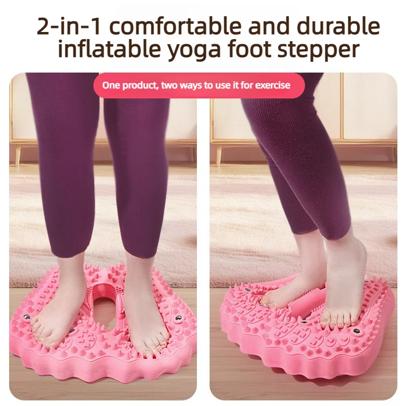 Household Inflatable Foot Massager Anti-slip Magnet Stone Stepper Pad Pressure Points Slimming in Situ Sports Fitness Equipment
Household Inflatable Foot Massager Anti-slip Magnet Stone Stepper Pad Pressure Points Slimming in Situ Sports Fitness Equipment