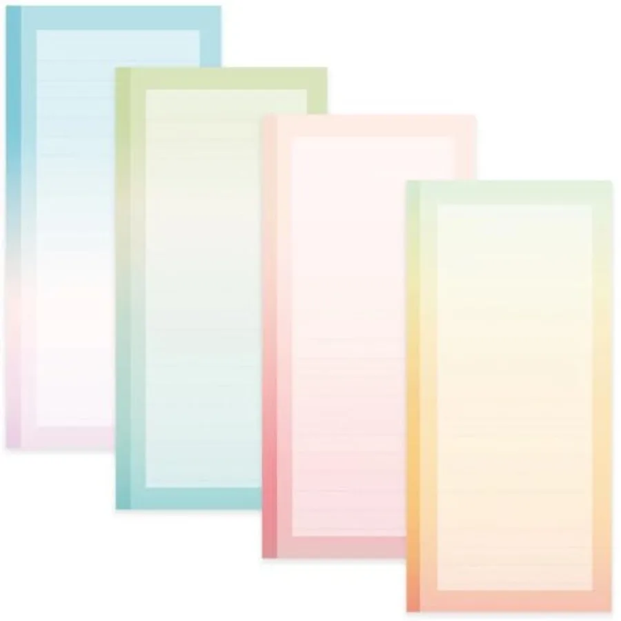 4 Pack Magnetic Notepads for Refrigerator, Full Magnet Back Design Magnetic Memo Pads, 50 Sheets per Note Pads To-Do List, Shop
4 Pack Magnetic Notepads for Refrigerator, Full Magnet Back Design Magnetic Memo Pads, 50 Sheets per Note Pads To-Do List, Shop