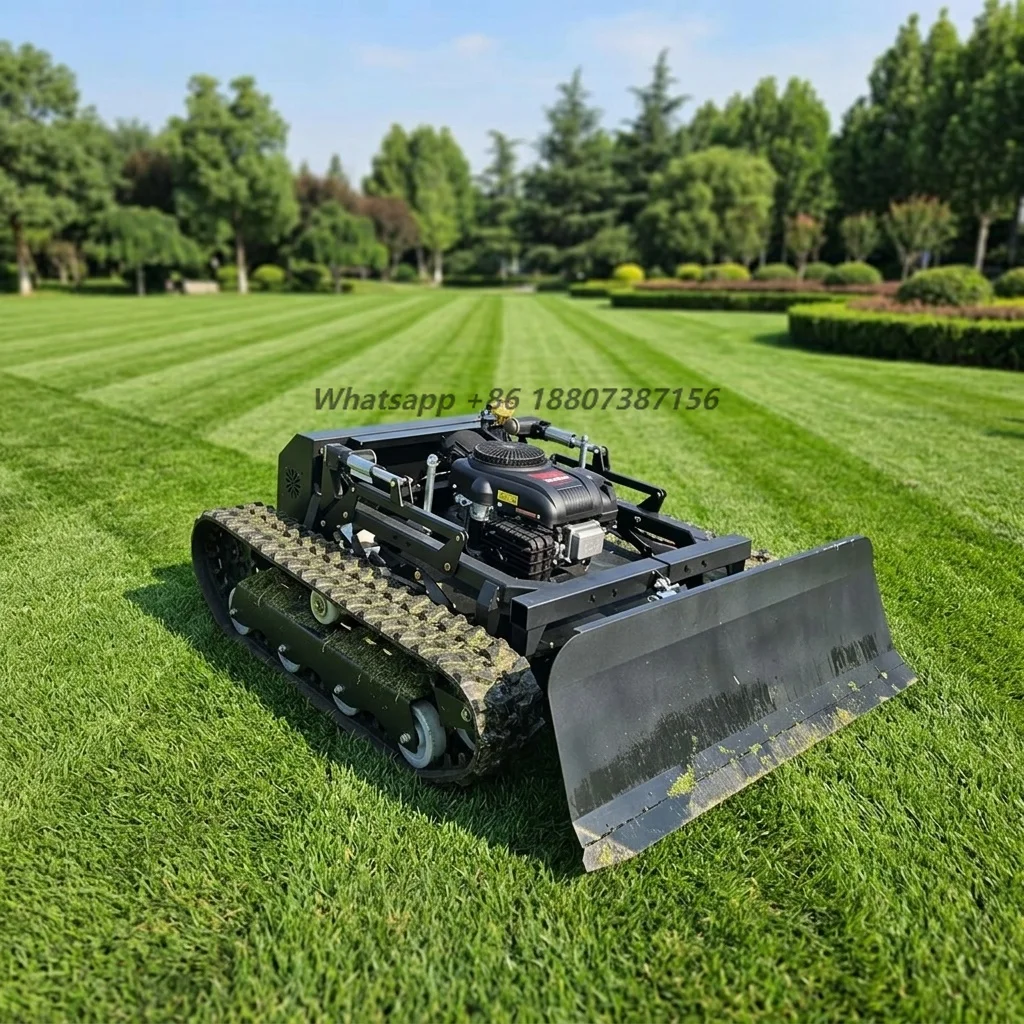 Farm Use Robot Lawn Mower Grass Cutter Lawn Mower RC Lawn Mower Heavy Duty Crawler Design
Farm Use Robot Lawn Mower Grass Cutter Lawn Mower RC Lawn Mower Heavy Duty Crawler Design