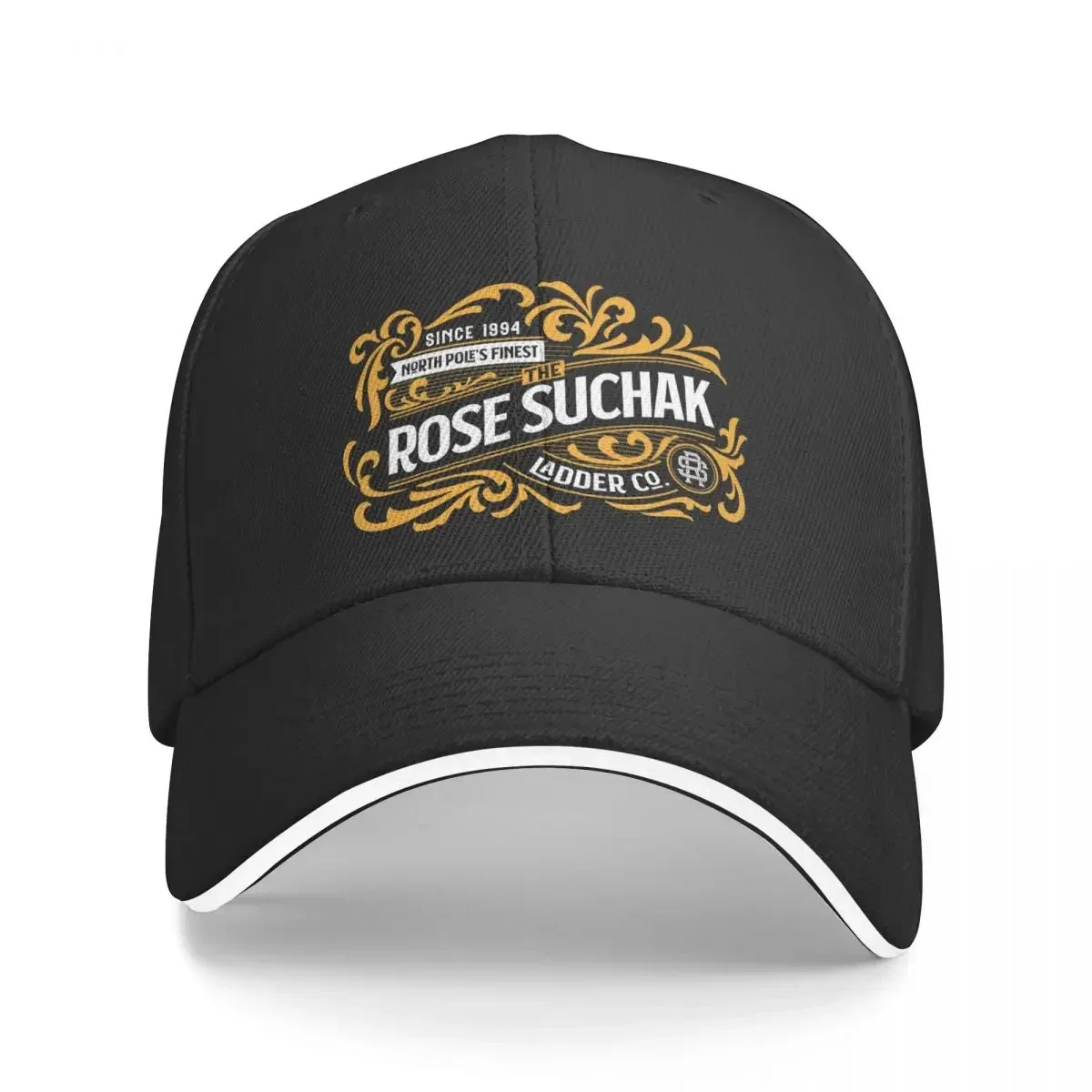 The Rose Suchak Ladder Co. (White and Gold on Red) Baseball Cap |-F-| New In The Hat Mens Women's
The Rose Suchak Ladder Co. (White and Gold on Red) Baseball Cap |-F-| New In The Hat Mens Women's