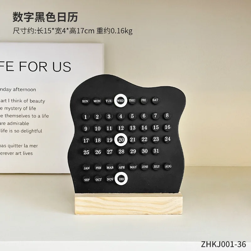 Perpetual Calendar Ornaments Desktop Decor Accessories Calendars Home Decoration Household Daily Standing Handmade Date Display
Perpetual Calendar Ornaments Desktop Decor Accessories Calendars Home Decoration Household Daily Standing Handmade Date Display