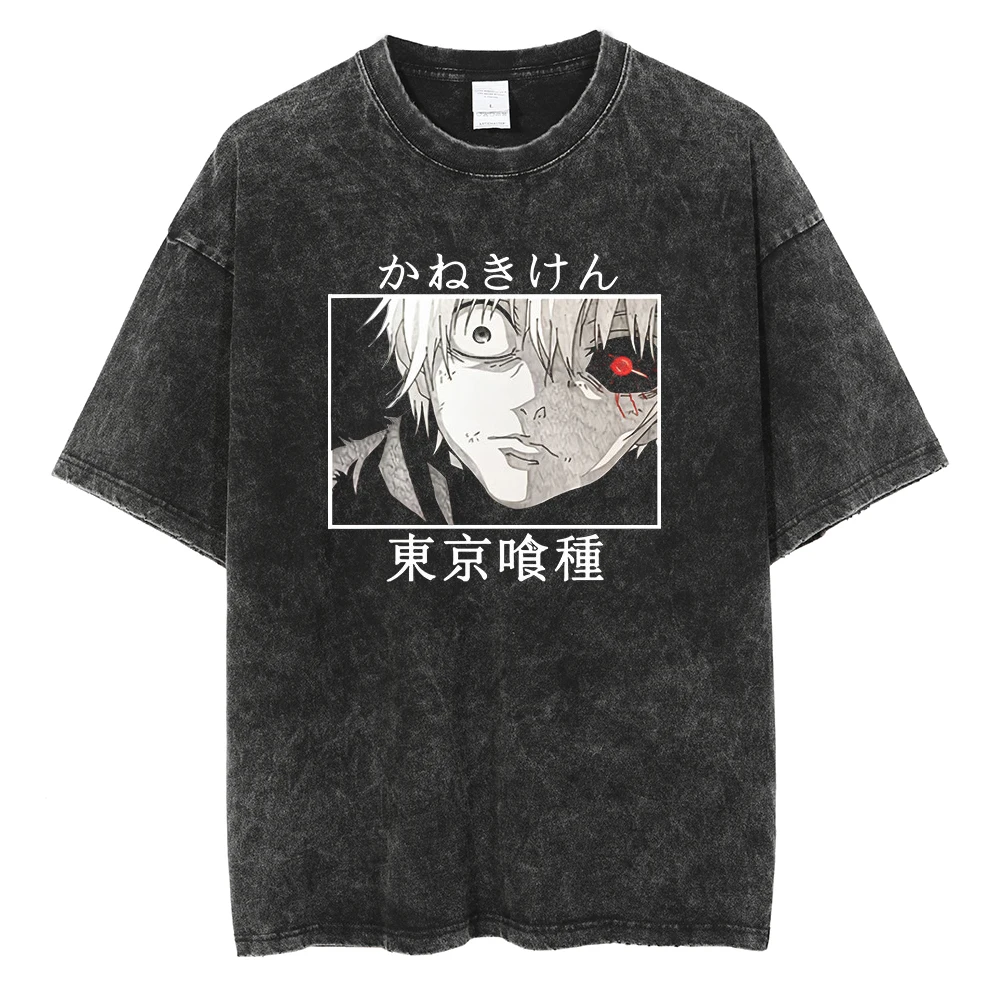 2026 summer Anime Tokyo Ghoul Oversized T-shirt, Ken Kaneki Split Face Manga Print Casual Washed Tee For Men Women
2026 summer Anime Tokyo Ghoul Oversized T-shirt, Ken Kaneki Split Face Manga Print Casual Washed Tee For Men Women