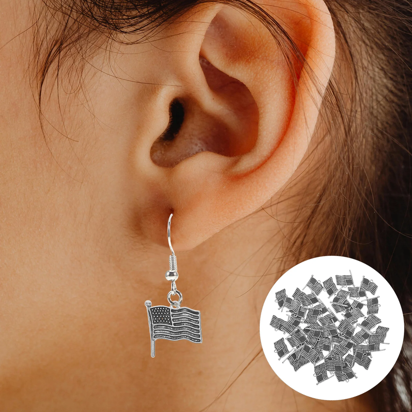 50pcs Vintage Flag Pendant Iron Bead Charms Craft Supplies Diy Necklace Bracelet Keychain Making Retro Jewelry Accessories Metal
50pcs Vintage Flag Pendant Iron Bead Charms Craft Supplies Diy Necklace Bracelet Keychain Making Retro Jewelry Accessories Metal