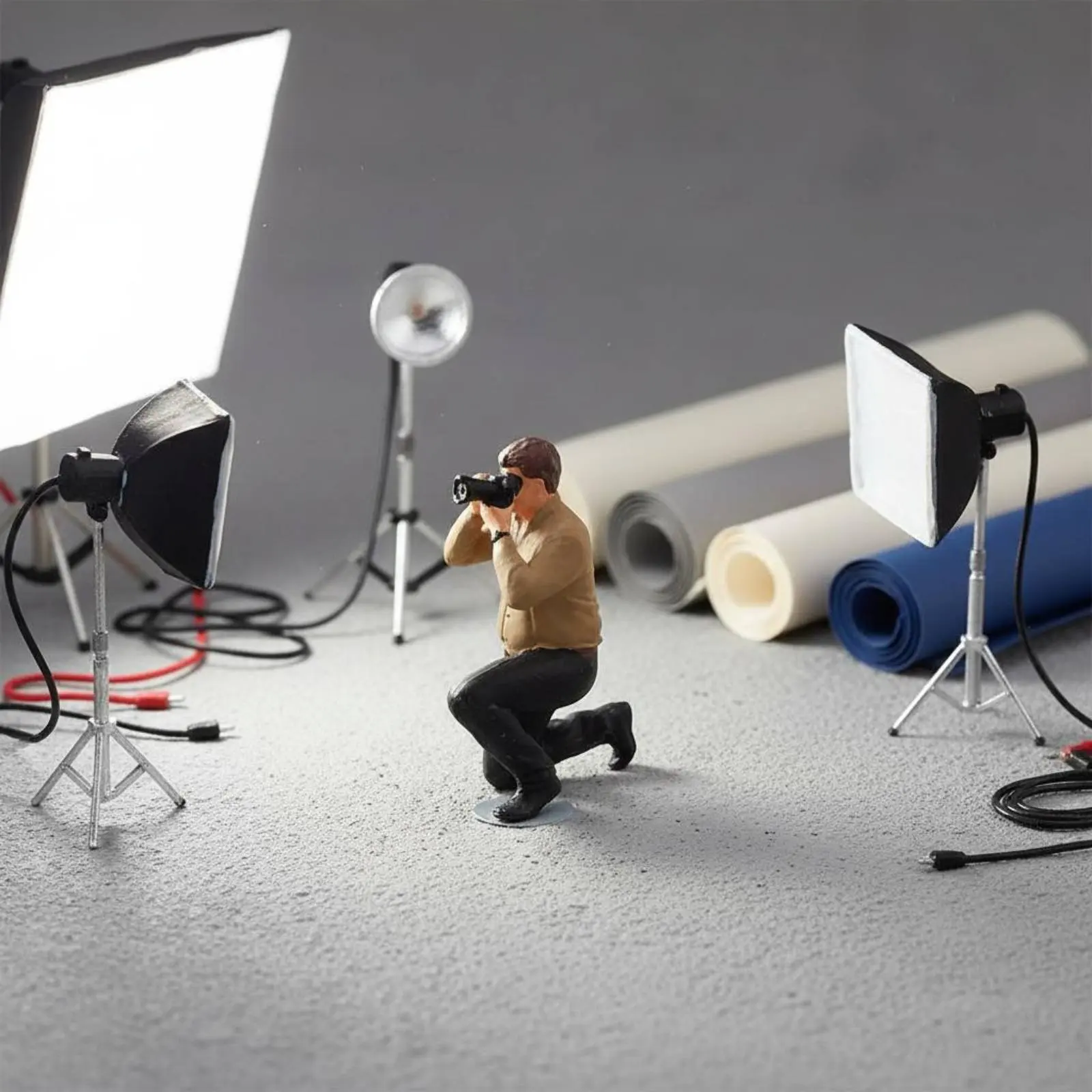 Livestream Host Doll Set Realistic Intricacy Photo Studio Miniature Set Camera and Light Mini Props for Dollhouse Setup
Livestream Host Doll Set Realistic Intricacy Photo Studio Miniature Set Camera and Light Mini Props for Dollhouse Setup