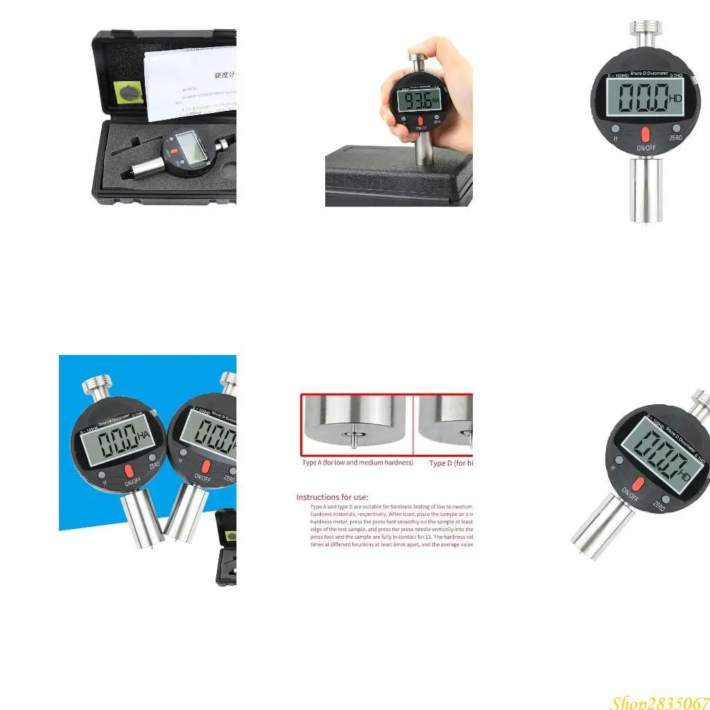 Hardness Testers Digital Shore Durometer Shore Durometer LCD Display Durometer 831F
Hardness Testers Digital Shore Durometer Shore Durometer LCD Display Durometer 831F