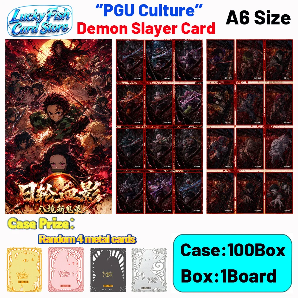 Wholesale 2026 New PGU Creative Studio Demon Slayer Cards A6 Size Boards Anime Collectibles Character Fan Gifts
Wholesale 2026 New PGU Creative Studio Demon Slayer Cards A6 Size Boards Anime Collectibles Character Fan Gifts
