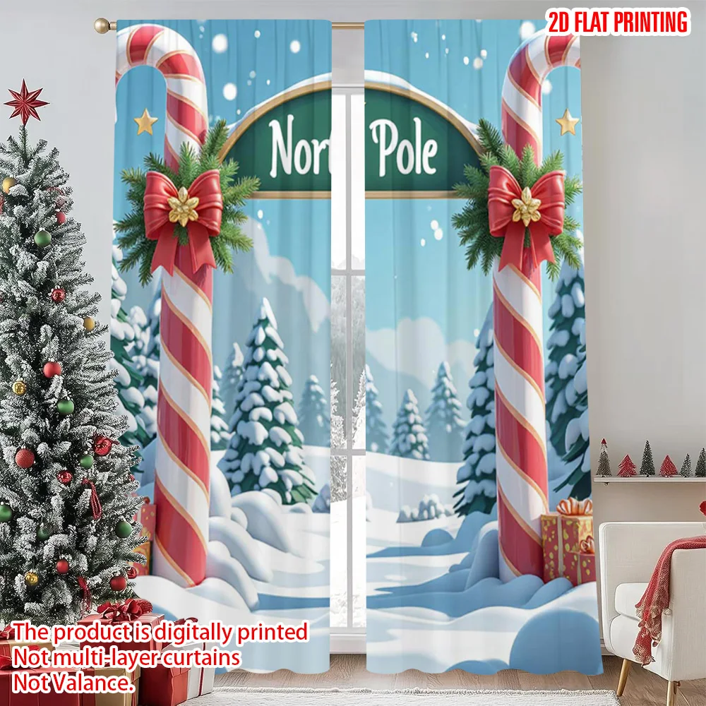 2pcs 2D flat printing Christmas Drapes Holiday Arctic Christmas Machine Washable Fabric Without Electricity Spring Party &
2pcs 2D flat printing Christmas Drapes Holiday Arctic Christmas Machine Washable Fabric Without Electricity Spring Party &