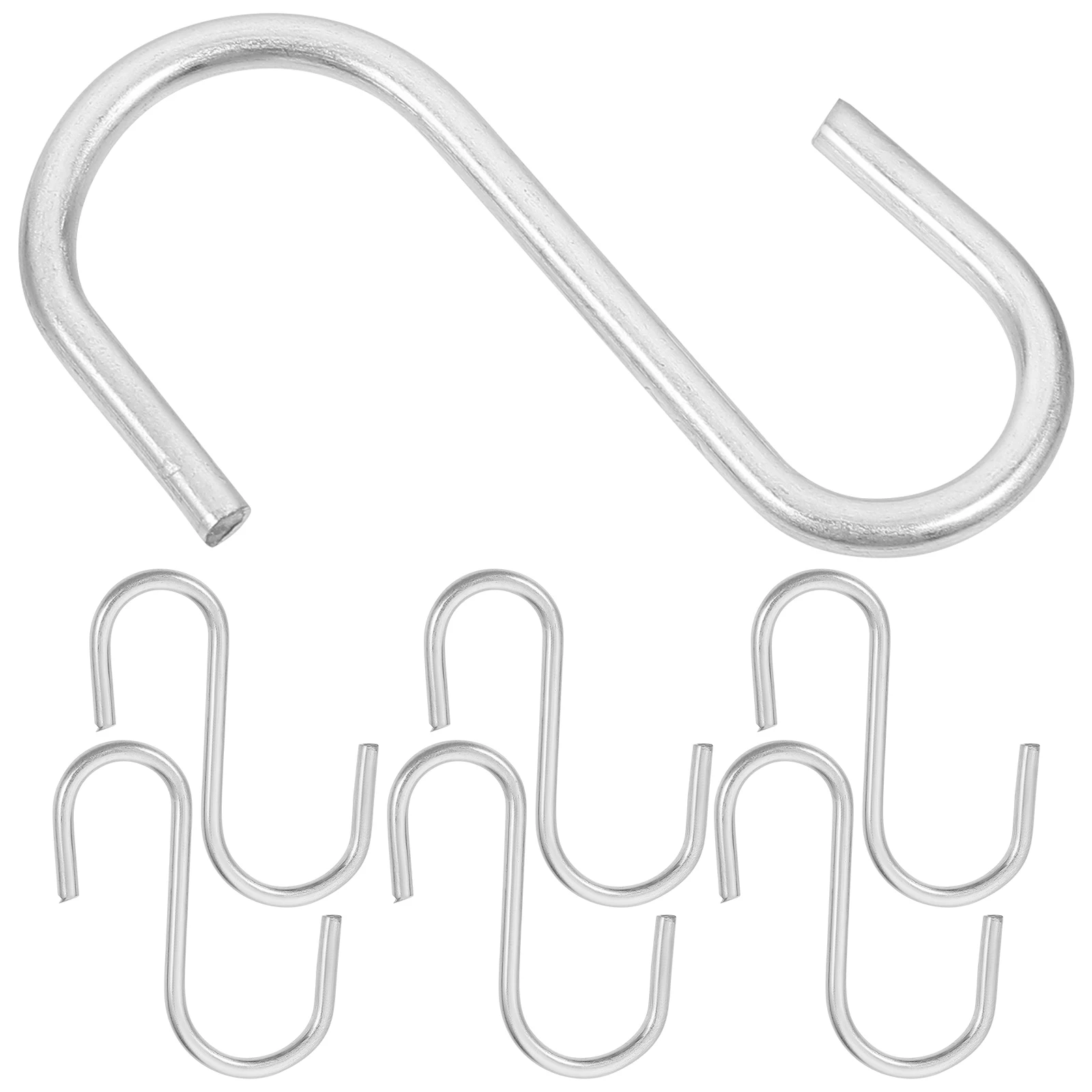 10 pcs S Hooks Heavy Duty Zinc Plated Kitchen Utensil Hangers Space Saving Solution Over Door Closet Coat Hooks Storage
10 pcs S Hooks Heavy Duty Zinc Plated Kitchen Utensil Hangers Space Saving Solution Over Door Closet Coat Hooks Storage