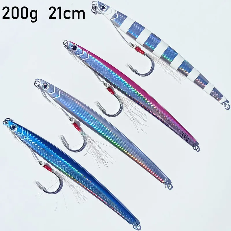 Luminous Fast Jig Knife Lure, Slow Jig, Sea Bass, Mackerel, tuna, Boat Fishing, Game Sea, Silver, 200g
Luminous Fast Jig Knife Lure, Slow Jig, Sea Bass, Mackerel, tuna, Boat Fishing, Game Sea, Silver, 200g