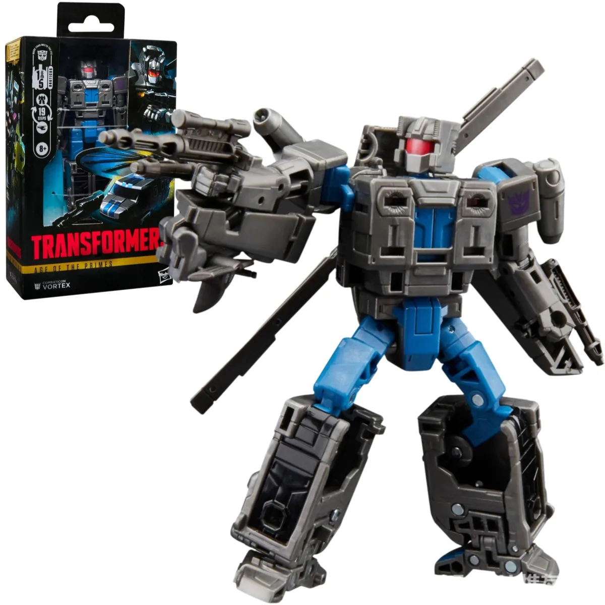 Трансформеры Age of The Primes Combaticon Vortex Deluxe Class 5,5-дюймовая конвертирующая фигурка-робот, игрушки
Трансформеры Age of The Primes Combaticon Vortex Deluxe Class 5,5-дюймовая конвертирующая фигурка-робот, игрушки