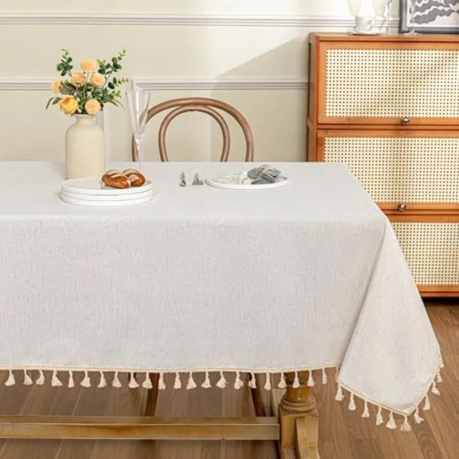 Скатерть прямоугольная 60x120 дюймов, износостойкая, хлопковая, с бахромой, под лен, водонепроницаемая, в стиле фермерского дома, немнущаяся
Скатерть прямоугольная 60x120 дюймов, износостойкая, хлопковая, с бахромой, под лен, водонепроницаемая, в стиле фермерского дома, немнущаяся