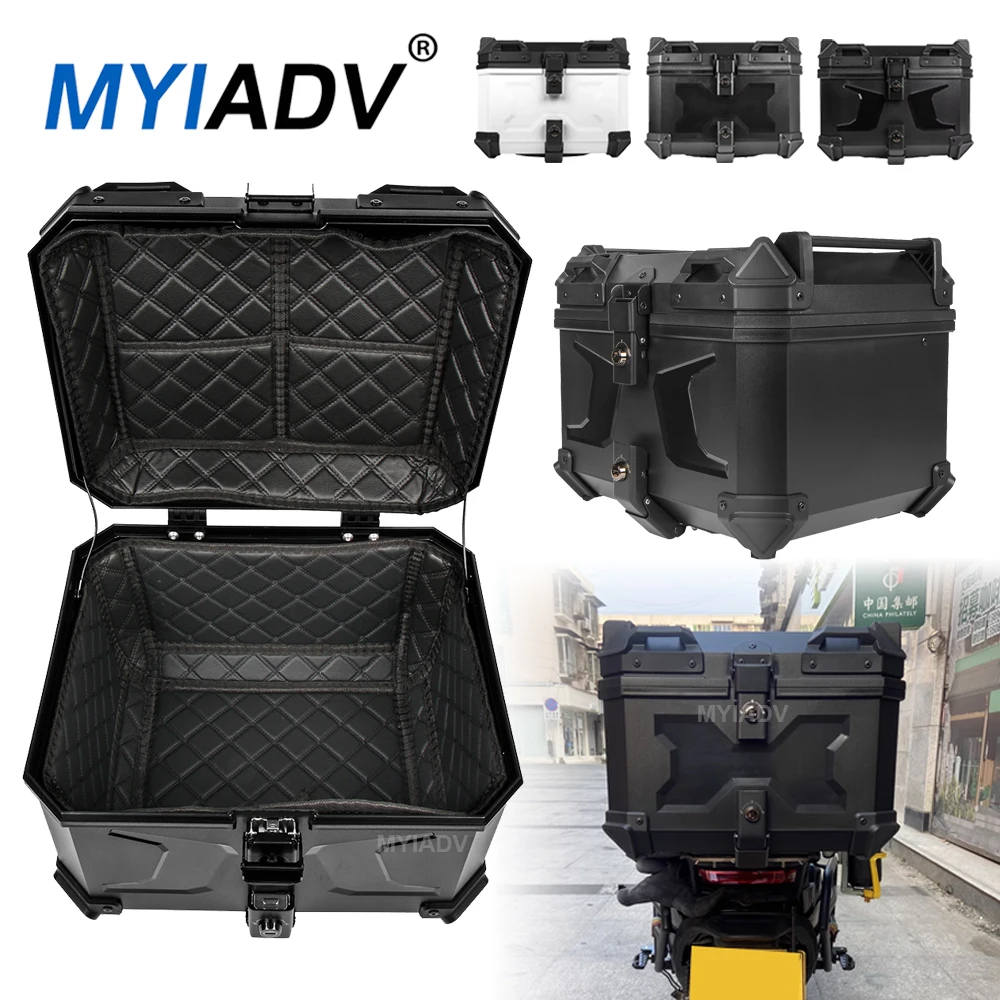 45L Universal ABS Rear Luggage Box Motorcycle Top Case For BMW R1200GS F900R For Yamaha XMAX530 For VOGE DS525X DS900X For Honda
45L Universal ABS Rear Luggage Box Motorcycle Top Case For BMW R1200GS F900R For Yamaha XMAX530 For VOGE DS525X DS900X For Honda