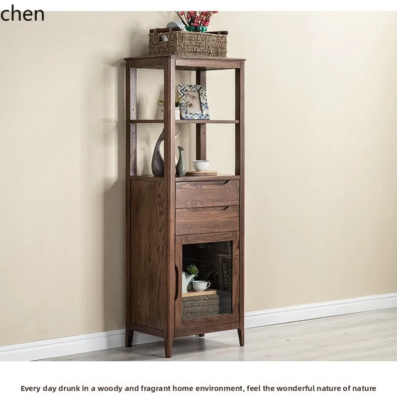 QZT pure solid wood high hall cabinet red oak display cabinet glass partition cabinet living room wine rack
QZT pure solid wood high hall cabinet red oak display cabinet glass partition cabinet living room wine rack