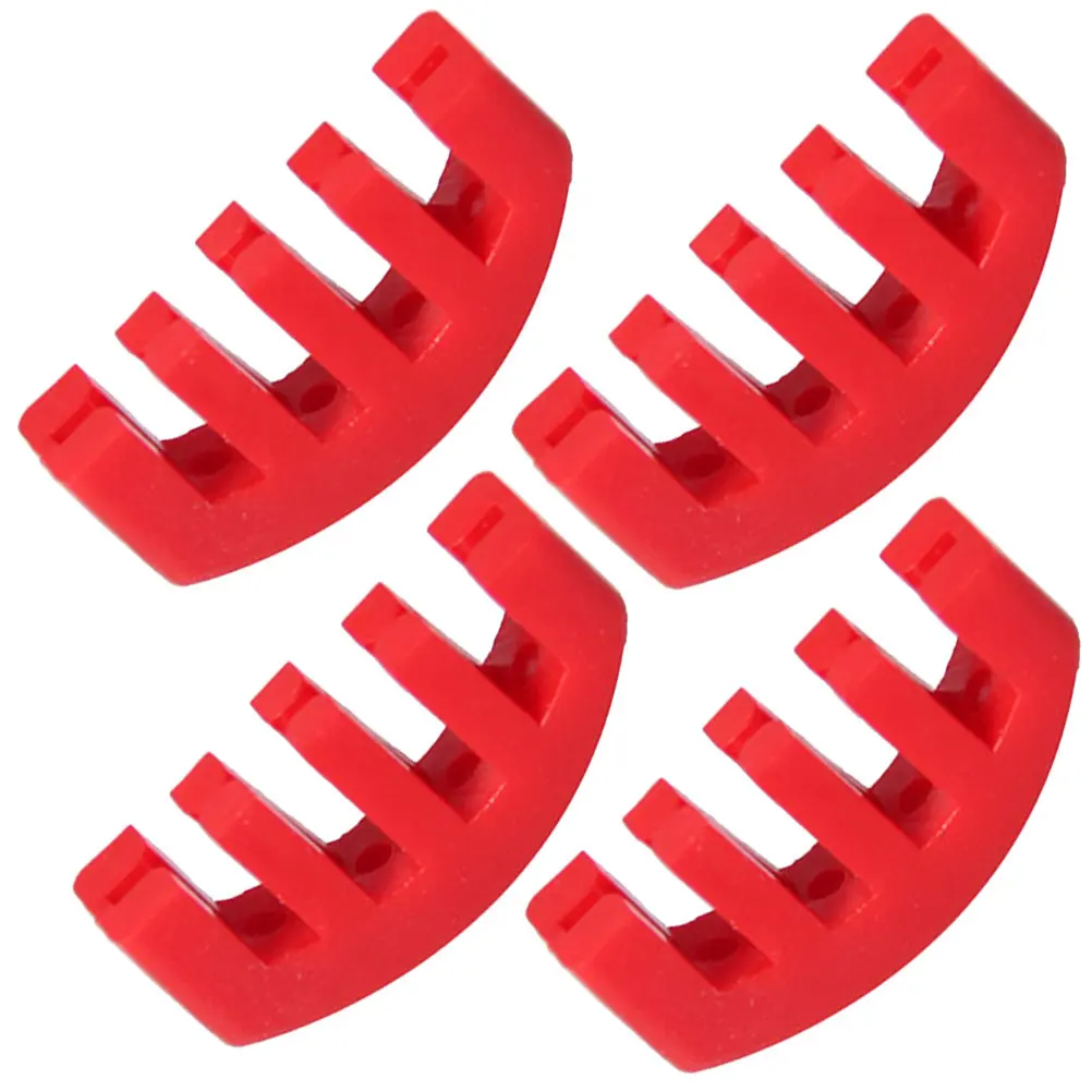 4Pcs Professional Violin Mute Practice Durable Rubber No Scratch Easy Carry Storage Gift Violin Practice