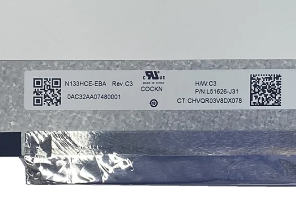 N133HCE-EBA Rev.C3 13.3'' Laptop LCD Screen Display Panel 1920*1080 EDP 30 Pins
N133HCE-EBA Rev.C3 13.3'' Laptop LCD Screen Display Panel 1920*1080 EDP 30 Pins