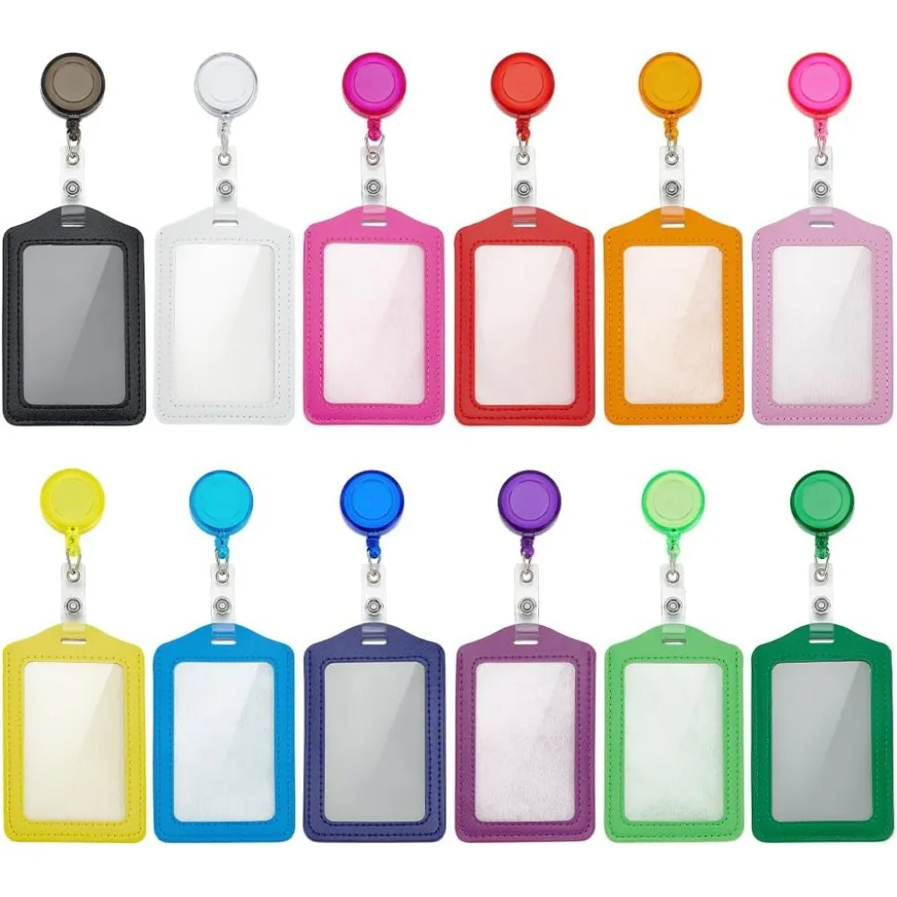 36 комплектов выдвижных держателей для бейджей, сверхпрочные, с катушкой и зажимом, водонепроницаемые, разноцветные, из искусственной кожи, вертикальные, для удостоверений личности и именных карт
36 комплектов выдвижных держателей для бейджей, сверхпрочные, с катушкой и зажимом, водонепроницаемые, разноцветные, из искусственной кожи, вертикальные, для удостоверений личности и именных карт