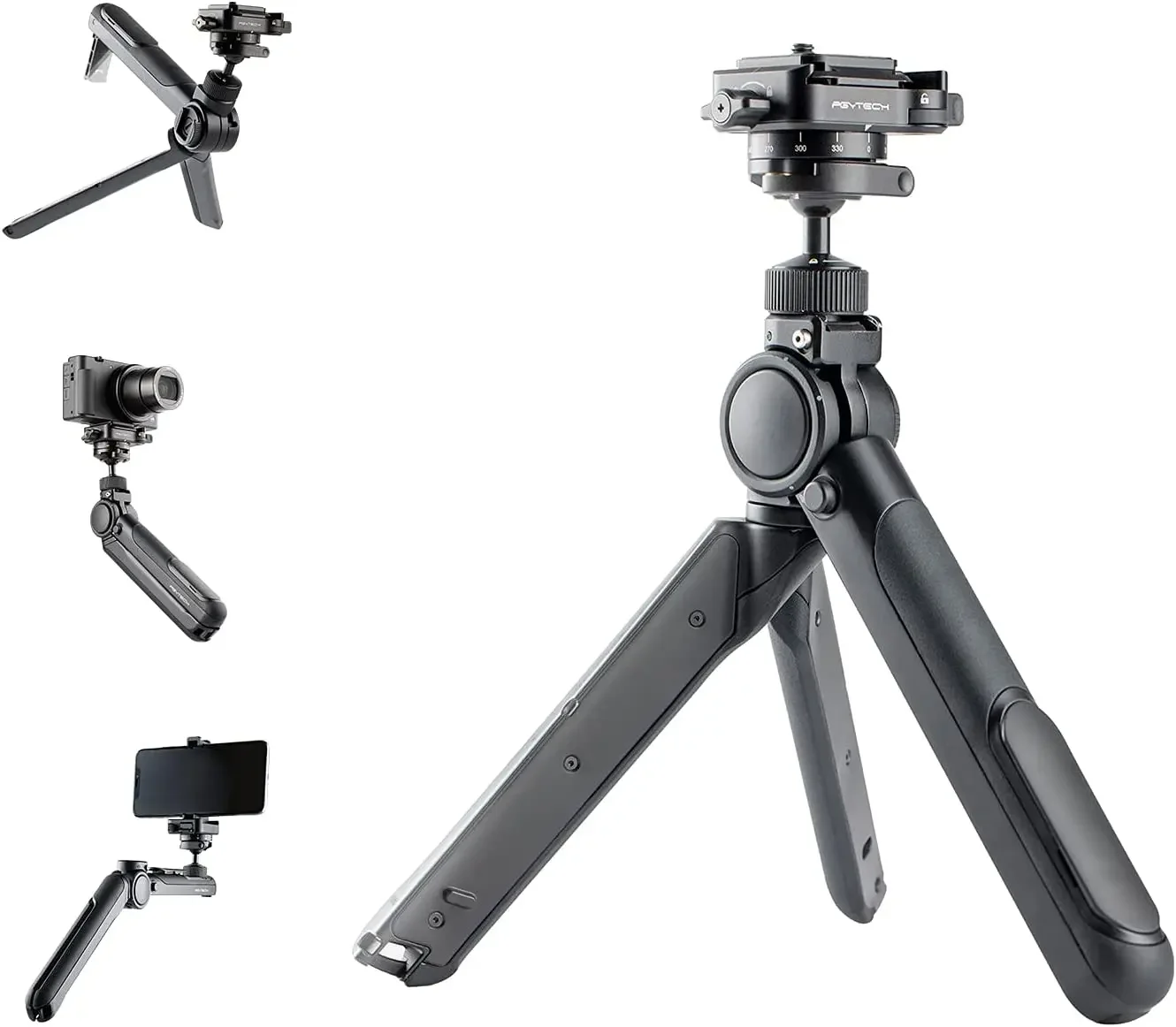PGYTECH MANTISPOD 6 Modes Small Travel Flexible Vlogging Tripod Mini Camera Cell Phone Tripod Stand
PGYTECH MANTISPOD 6 Modes Small Travel Flexible Vlogging Tripod Mini Camera Cell Phone Tripod Stand