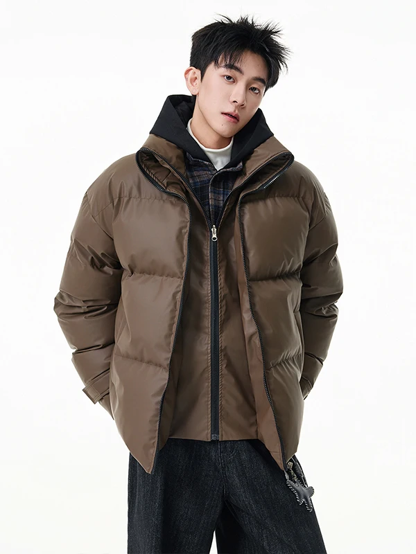 Мужская зимняя хлопковая куртка кофейного цвета на молнии с воротником-стойкой, модный дизайн, теплая, молодежная, повседневная, свободного кроя
Мужская зимняя хлопковая куртка кофейного цвета на молнии с воротником-стойкой, модный дизайн, теплая, молодежная, повседневная, свободного кроя
