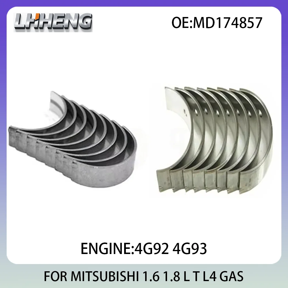 Engine Main & Rod Bearings Kit FOR MITSUBISHI CARISMA COLT ECLIPSE FTO MD174857 1.6L 1.8L 1.6 L T 1.8 L T L4 GAS 4G92 4G93 91-07 
Engine Main & Rod Bearings Kit FOR MITSUBISHI CARISMA COLT ECLIPSE FTO MD174857 1.6L 1.8L 1.6 L T 1.8 L T L4 GAS 4G92 4G93 91-07