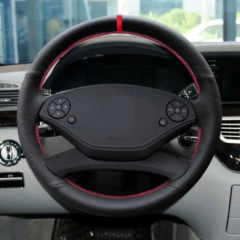 Внутренняя накладка на руль автомобиля для Mercedes Benz S Class W221 2009-2013 CL-Class C216 2010-2014, перфорированная кожа, красная планка
Внутренняя накладка на руль автомобиля для Mercedes Benz S Class W221 2009-2013 CL-Class C216 2010-2014, перфорированная кожа, красная планка