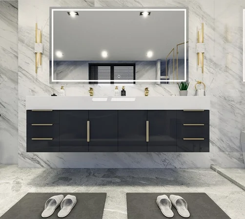 CBM European Style 40 Inch Floating Wall 1 Sink Hanging 2 Drawers Bathroom Cabinet
CBM European Style 40 Inch Floating Wall 1 Sink Hanging 2 Drawers Bathroom Cabinet