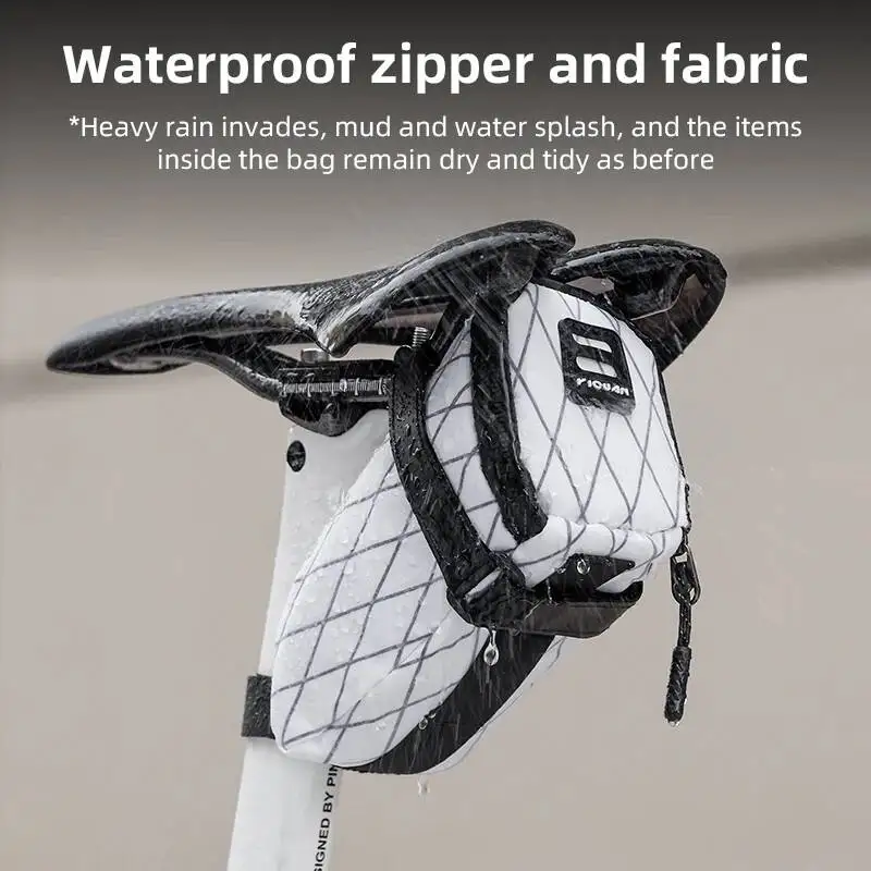 ESLNF Reflective Design Bicycle Seat Waterproof Dustproof Bike Saddle Rear Tail Bag
ESLNF Reflective Design Bicycle Seat Waterproof Dustproof Bike Saddle Rear Tail Bag