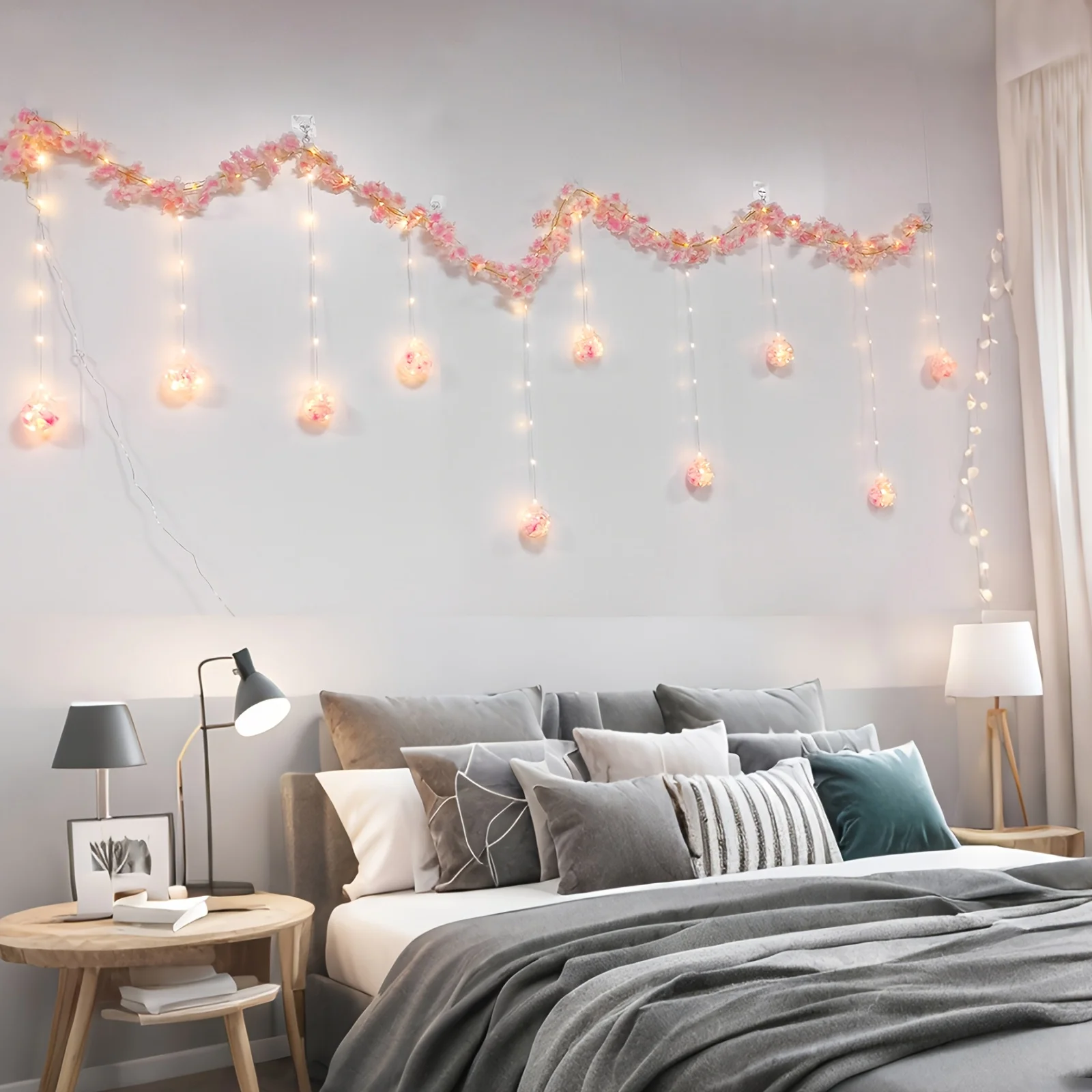 Основное изображение продукта высокого разрешения, 118-дюймовые гирлянды с вишневым цветком и 10 круглыми шариковыми лампами, теплое белое светодиодное свечение, U
Основное изображение продукта высокого разрешения, 118-дюймовые гирлянды с вишневым цветком и 10 круглыми шариковыми лампами, теплое белое светодиодное свечение, U